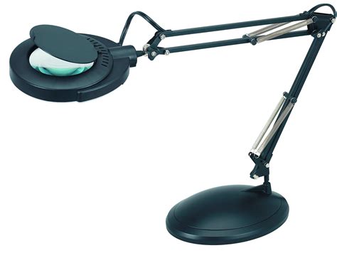 V-LIGHT Full Spectrum Natural Daylight Effect Magnifier Task Lamp with 3-Diopter Glass Lens and ...
