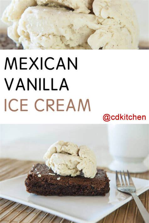 Mexican Vanilla Ice Cream Recipe | CDKitchen.com