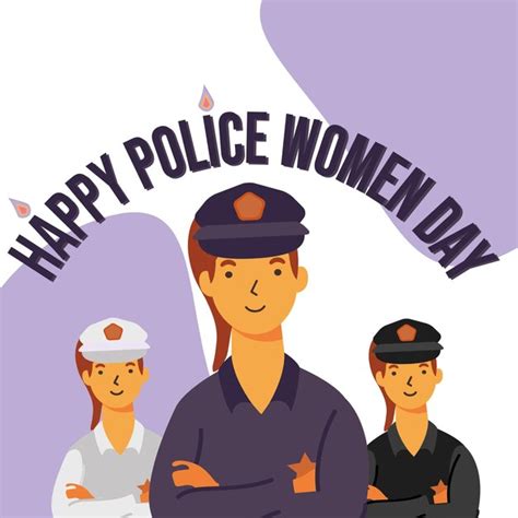 Premium Vector | Happy police women day