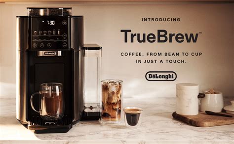 De'Longhi TrueBrew - Cafetera de goteo integrada, molinillo individual, de 8 a 24 onzas, café ...