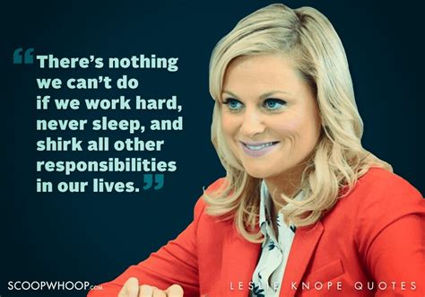 22 Quirky Quotes By Parks & Recreation’s Leslie Knope That Are Oddly ...