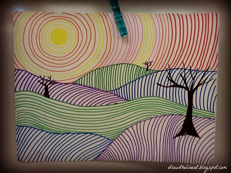 Draw The Line At: Line Landscapes