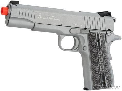 Dan Wesson Licensed Full Metal 1911 VALOR Custom Co2 Powered Airsoft Gas Blowback Pistol (Color ...