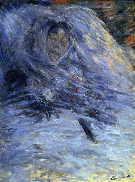 Camille Monet on Her Deathbed by Claude Oscar Monet - Canvas Art Print ...