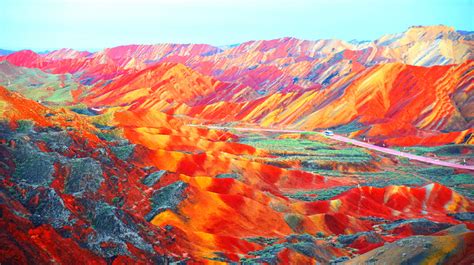 Discover Rainbow Mountains at Zhangye Danxia Geopark in China ...