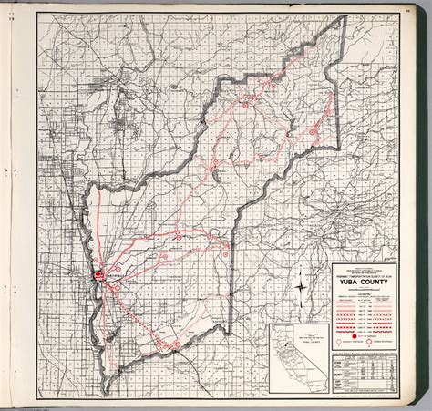 Map Of Yuba County - Hiking In Map