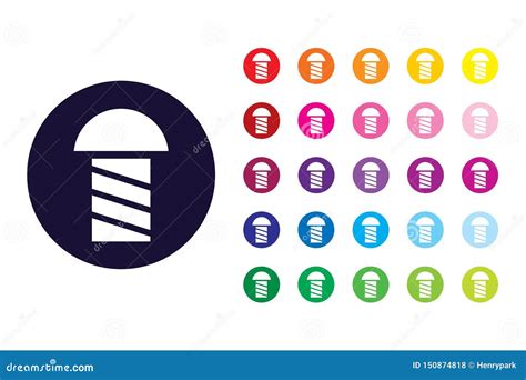 Bolt Sign Icon. Bolt Color Symbol. Stock Vector - Illustration of logo, clipart: 150874818