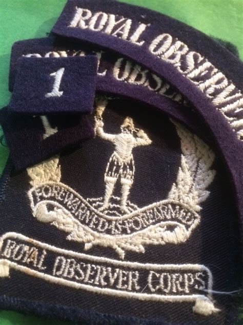 ROYAL OBSERVER CORPS UNIFORM COLLECTION - CP Militaria