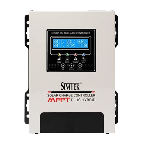 Simtek Mppt Plus Hybrid Solar Charge Controller 120v Voc 70amp Fully Automatic With Dual Lcd ...