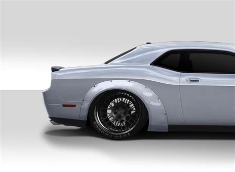 2016 Dodge Challenger Fiberglass+ Fender Flare Body Kit - 2008-2018 Dodge Challenger Duraflex ...