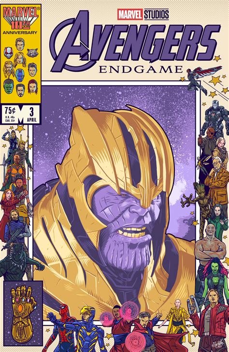 EndGame comic style poster by Danny Schlitz Art : r/marvelstudios