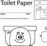 Coloring Pages Toilet sketch template