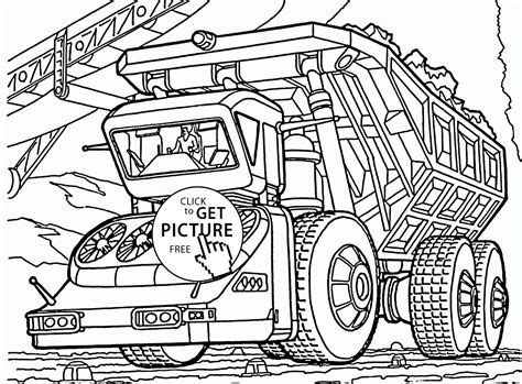 Garbage Truck Coloring Pages Printable