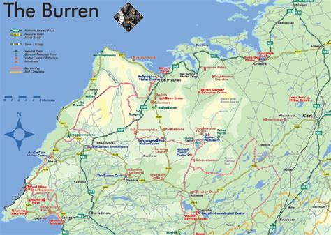 Map of Burren region