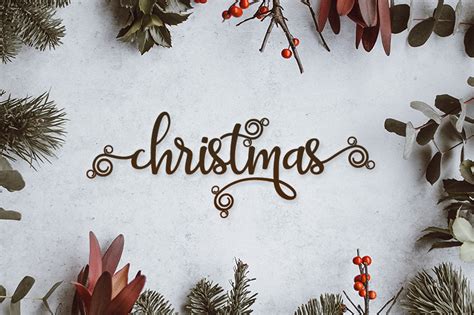 Font Christmas: download and install on the WEB site