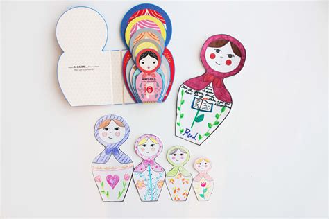 "Masha and Her Sisters" with DIY Russian Doll Craft & Printables · Book Nerd Mommy