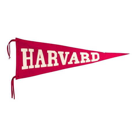 Harvard University Pennant Banner C.1920-1940 | Chairish