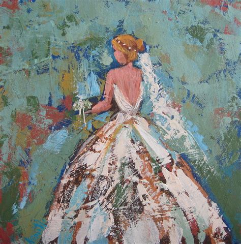 Bride Painting by Karen Smith