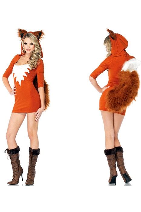 New Halloween Costume Sexy fur fox Costume fox animal mascot costume FHC00421 - Halloween ...