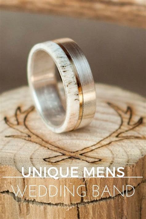 52 Stylish + Unique Mens Wedding Bands for 2021 | Mens wedding bands ...