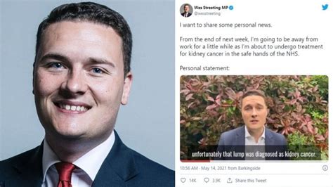 Labour MP Wes Streeting Uses Twitter To Announce He Is To Undergo ...