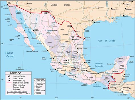 Mapa de México - Tamaño completo | Gifex