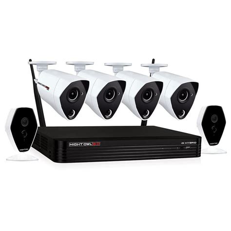 NIGHT OWL Digital Wireless Outdoor 6-Pack Security Camera Kit with ...