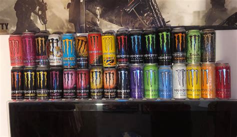 My extremely large Monster Energy collection.. The progress so far has ...