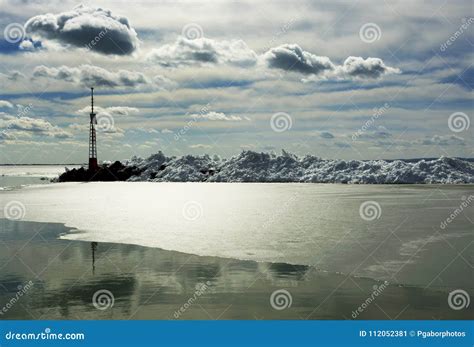 Lake Balaton in Winter Time, Hungary Stock Image - Image of landscape ...