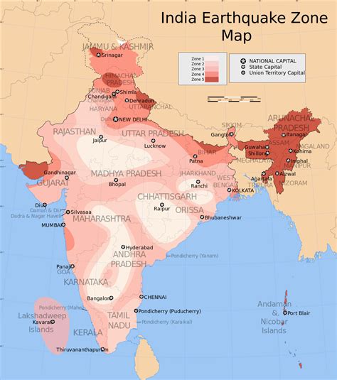 Earthquake zones of India - Wikipedia