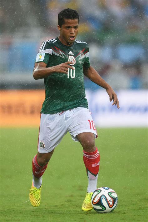 Giovani dos Santos at the FIFA World Cup Brazil match against Cameroon at Estadio das Dunas on ...