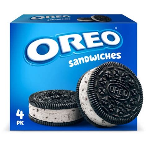 Oreo® Frozen Dairy Dessert Sandwiches, 4 ct - Fred Meyer