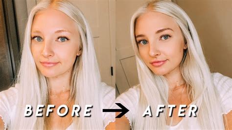 how I tint my light blonde brows at home (for $8!) - YouTube