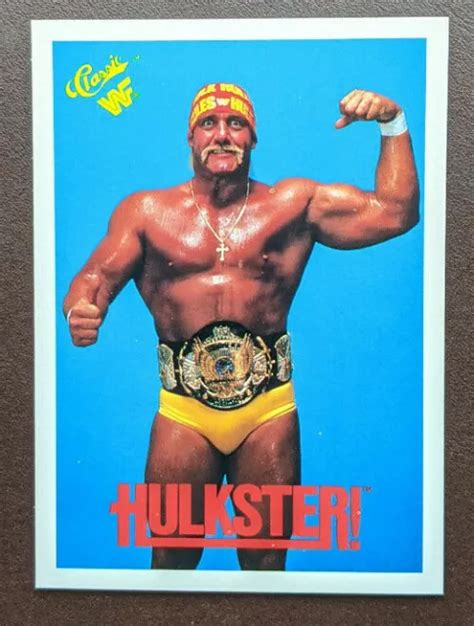 WWF WWE HULK Hogan Hulkamania 1990 Classic Wrestling Card #125 Hulkster NWO $8.99 - PicClick