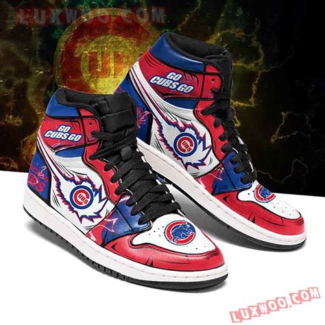 Mlb Chicago Cubs Air Jordan 1 Custom Shoes Sneaker V1 - Luxwoo.com