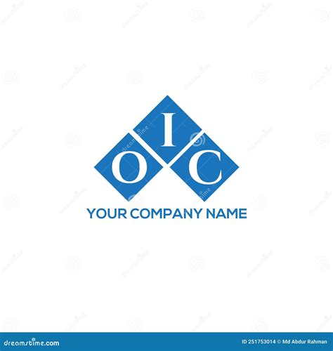 OIC Letter Logo Design on WHITE Background. OIC Creative Initials ...