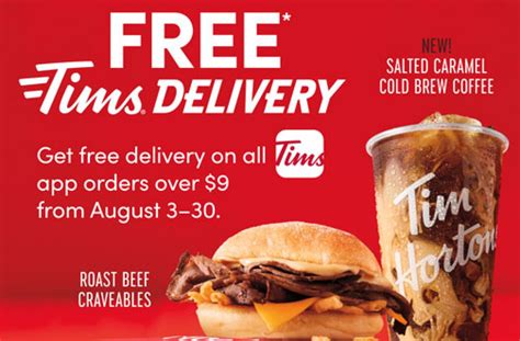 Tim Hortons Coupons & Offers August 2021 | Free Delivery