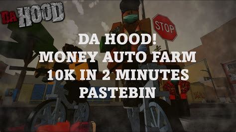 🔫 DA HOOD - FREE ROBLOX SCRIPT/HACK - AUTO FARM MONEY - 10K CASH IN 2 MINUTES - PASTEBIN - YouTube