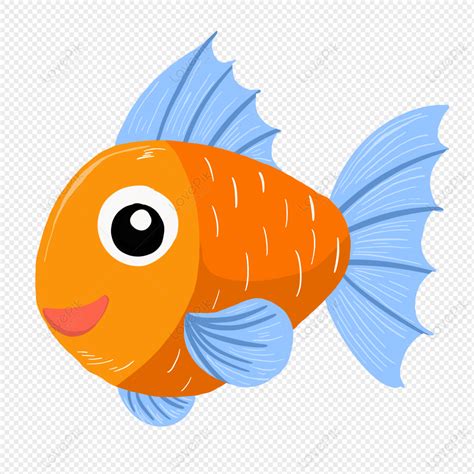 Cartoon Fish, Cute Marine Life, Fish, Marine Life PNG Transparent Image ...