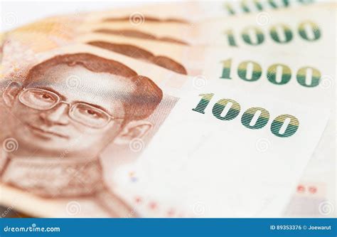 1000 baht banknote stock photo. Image of note, commerce - 89353376