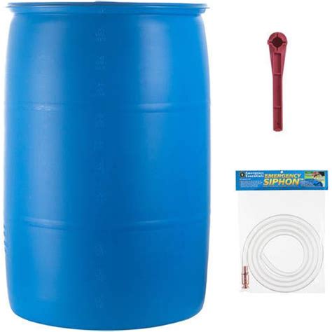 Emergency Essentials 55 Gallon Water Barrel Combo Reviews 2021