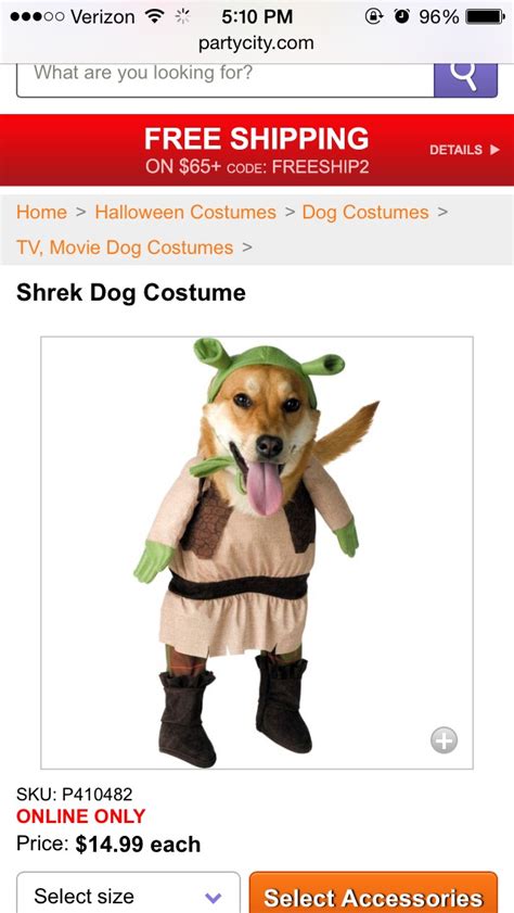 Shrek Dog Costume | Shrek | Know Your Meme