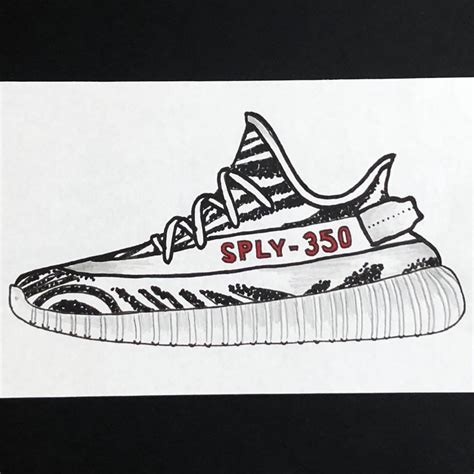 Download High Quality yeezy logo drawing Transparent PNG Images - Art ...