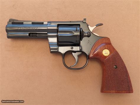 1981 Vintage Colt Python .357 Magnum Revolver w/ 4" Inch Barrel ...