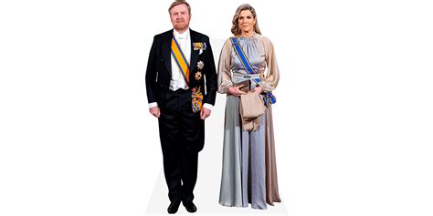 King Willem-Alexander And Queen Maxima (Duo 2) Mini Celebrity Cutout ...