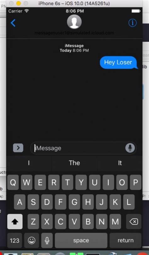 Imessage Dark Mode Template