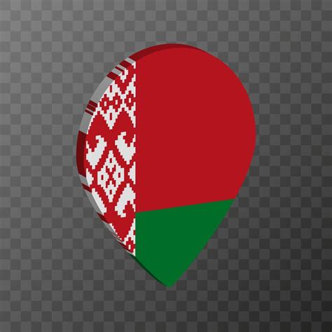 Map pointer with Belarus flag. Vector illustration. 17050059 Vector Art ...