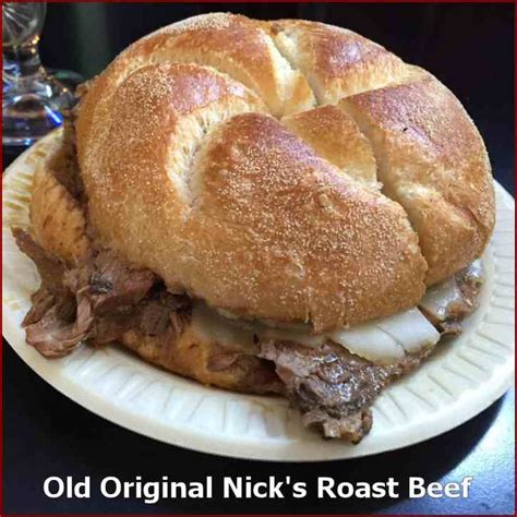 Thumbnail Gallery of Our Menu - Old Original Nick's Roast Beef