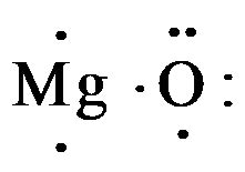 What is the electron dot diagram of magnesium oxide?