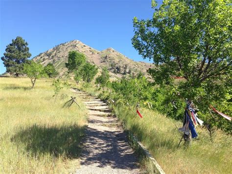 Starting up the Bear Butte Trail.